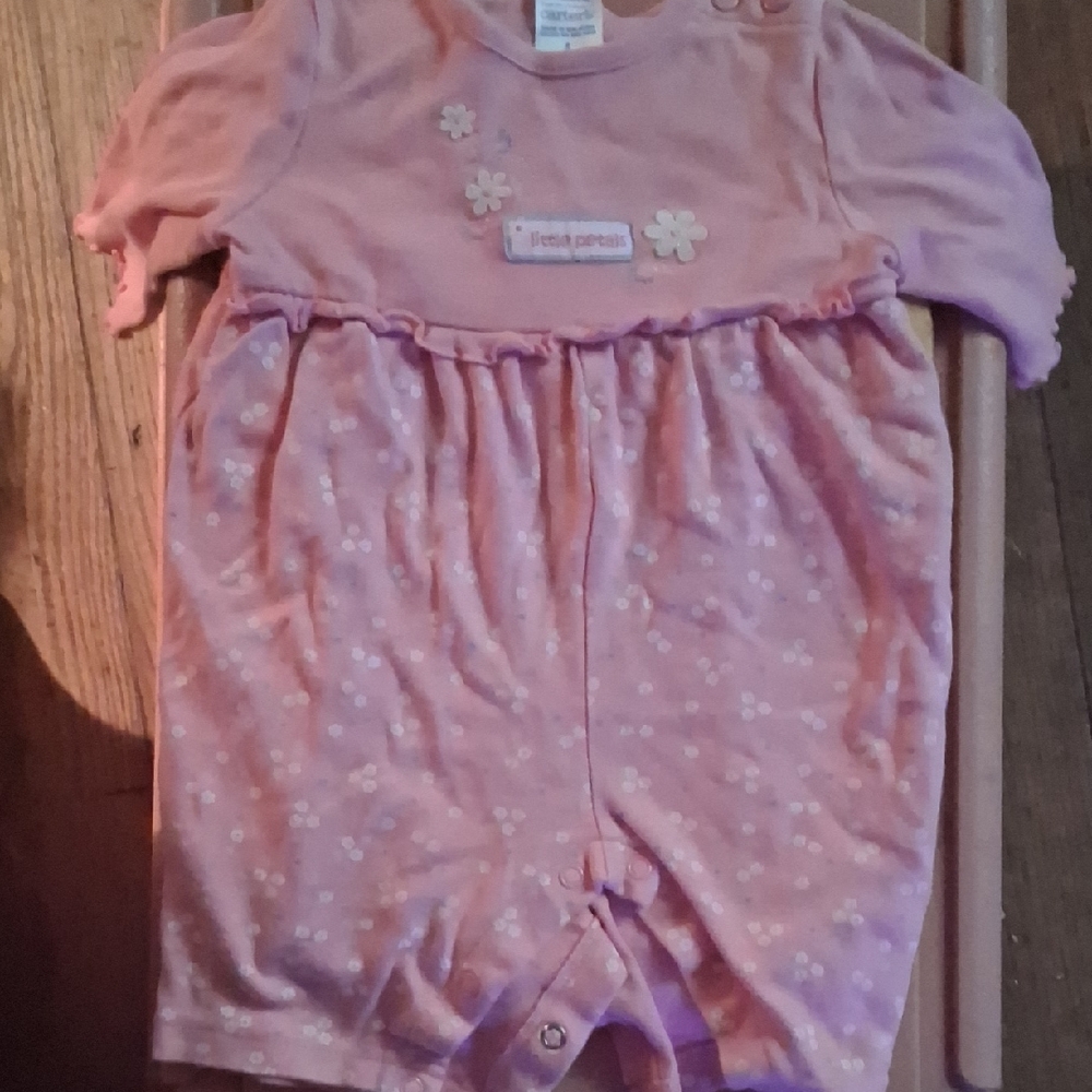 Child of Mine Light Pink Floral Bodysuit
